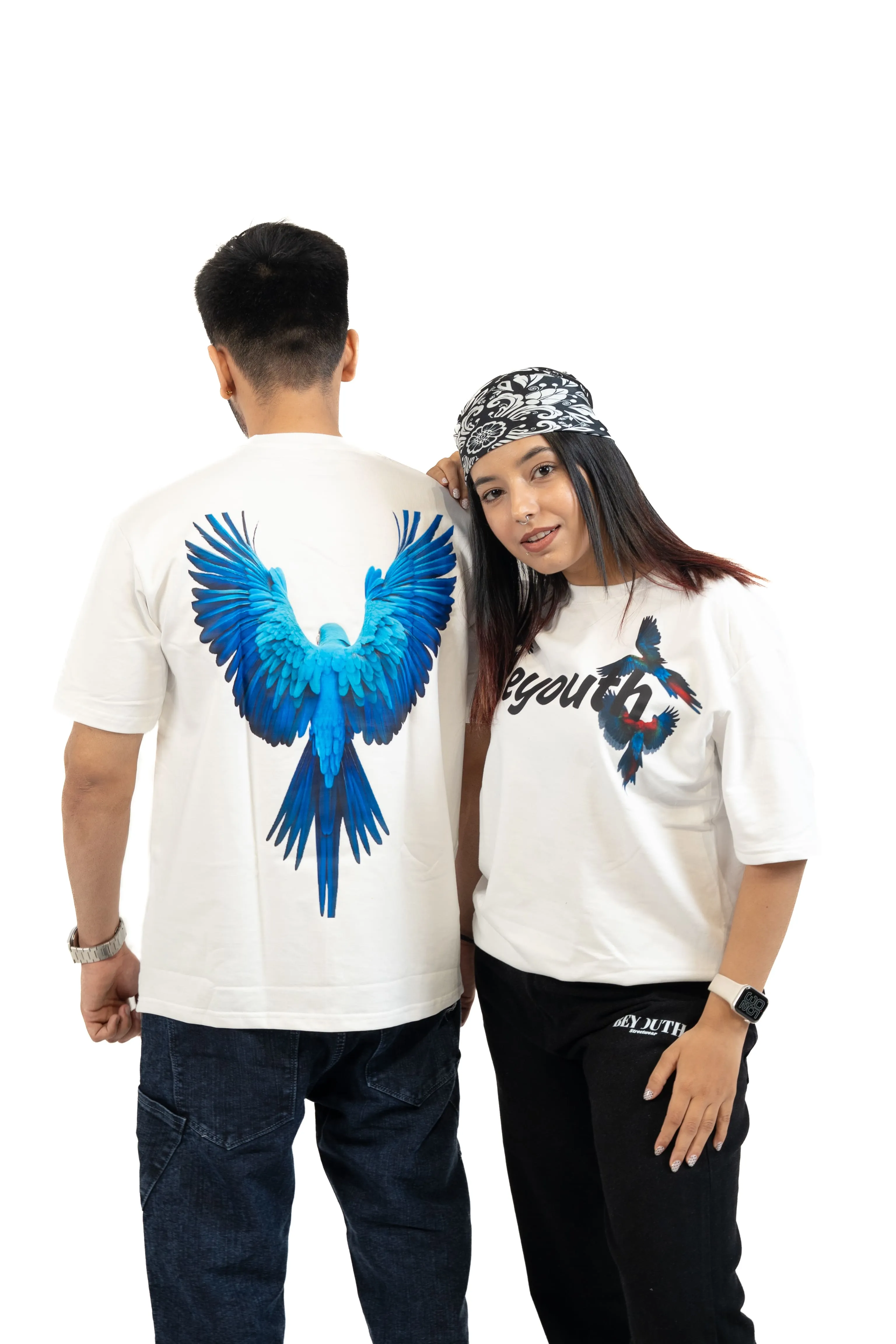 Blue Phoenix — Back wing artwork