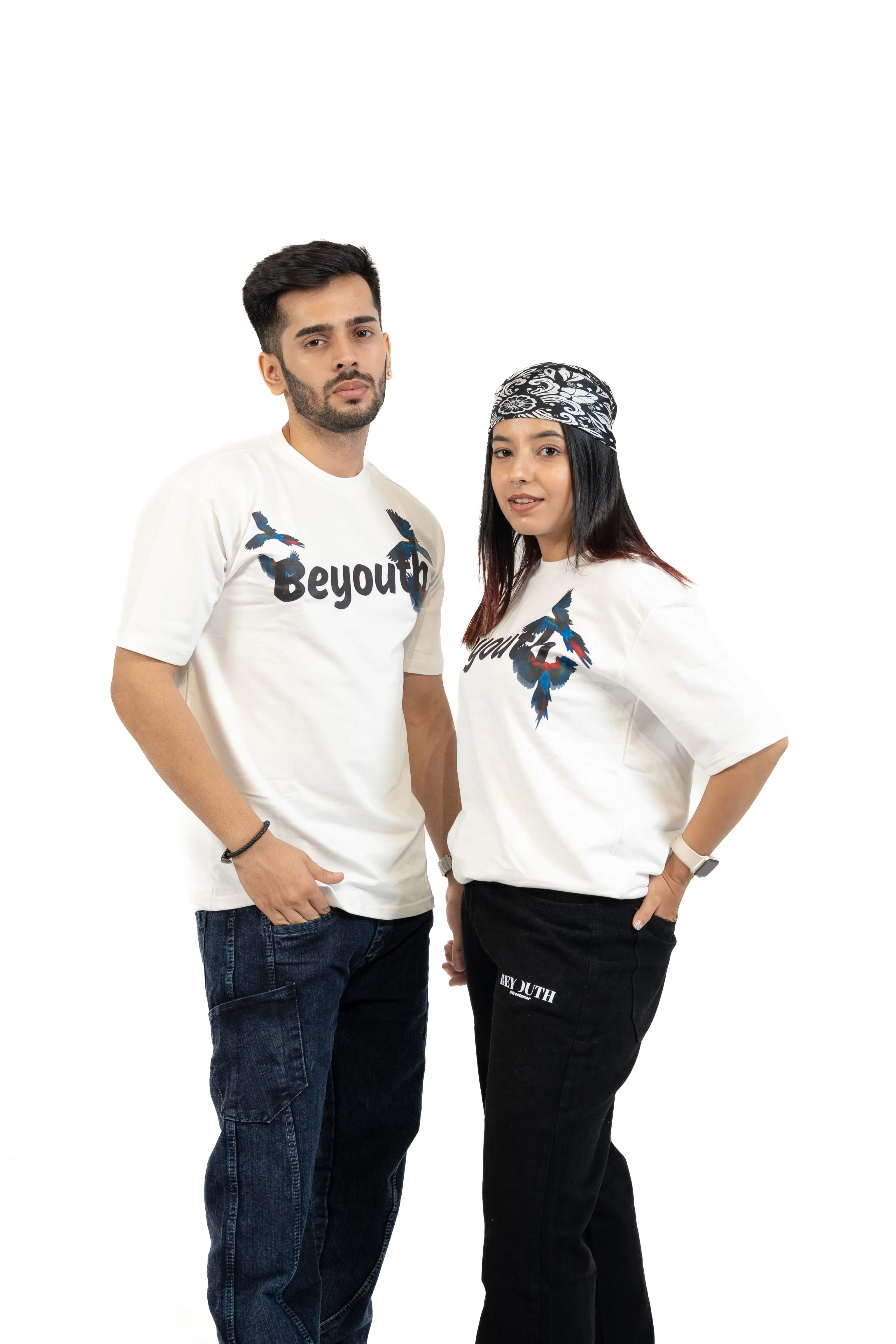 Blue Phoenix Tee front and back