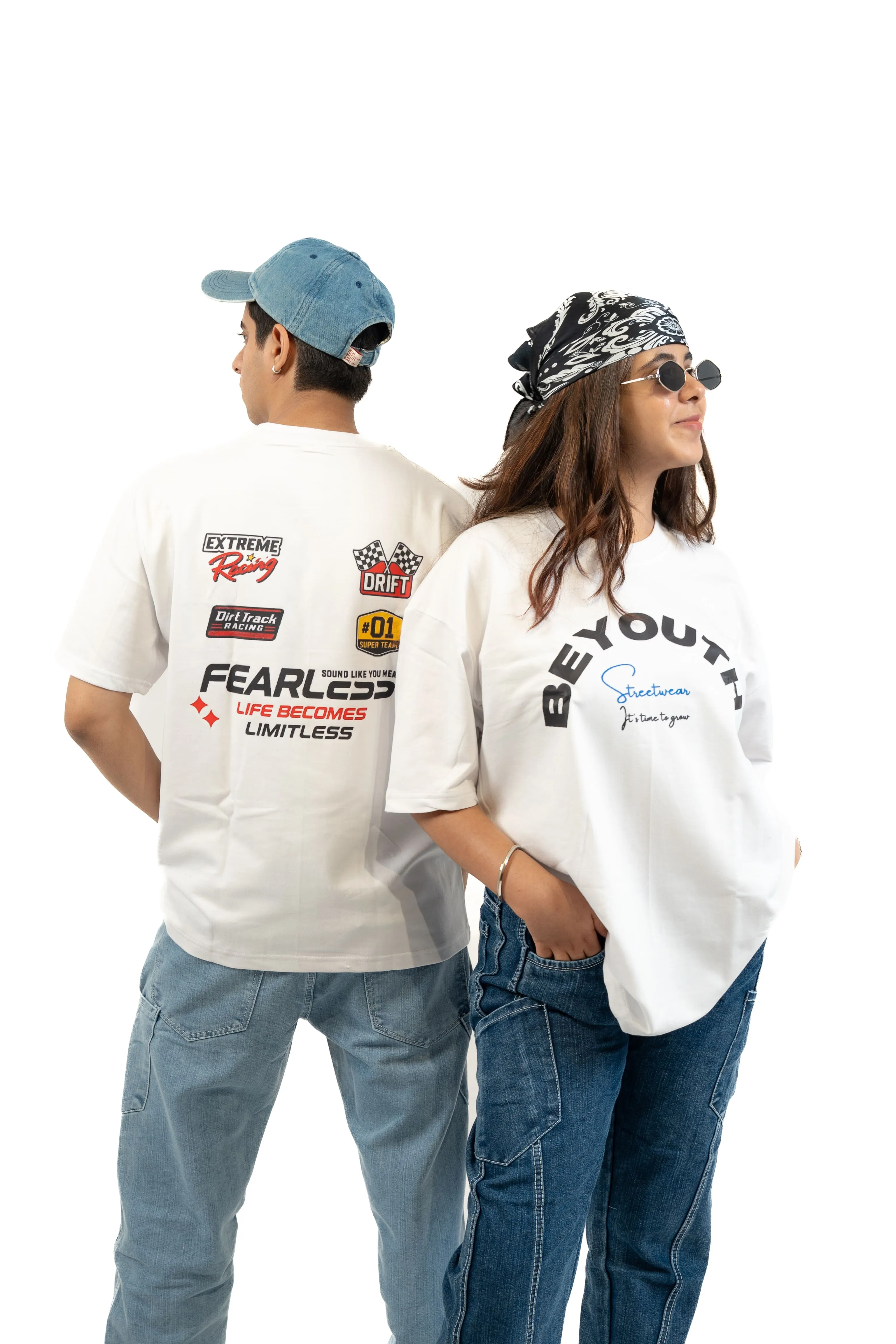 Fearless Drift Tee front and back
