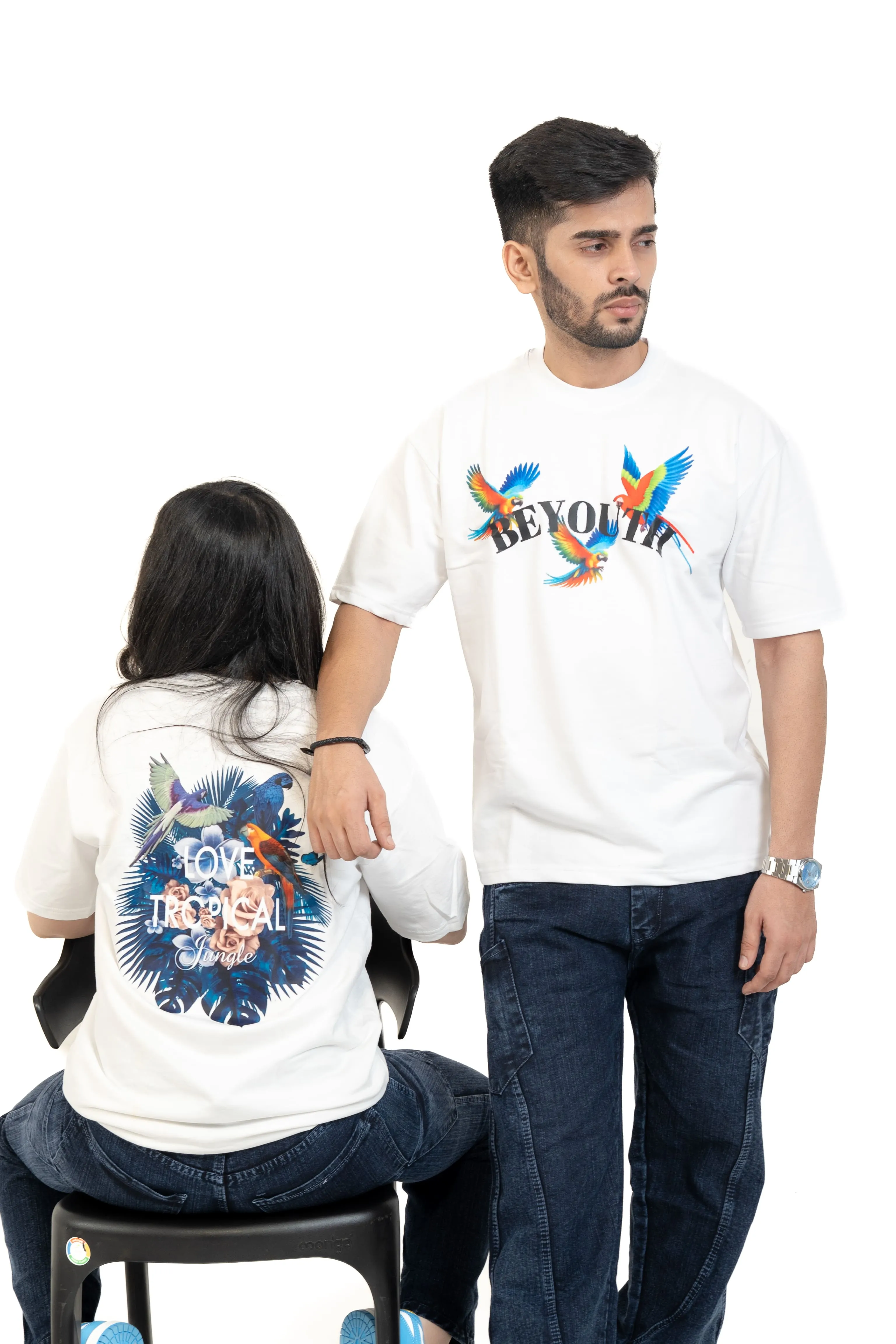 Tropical Paradise — Front & back standing