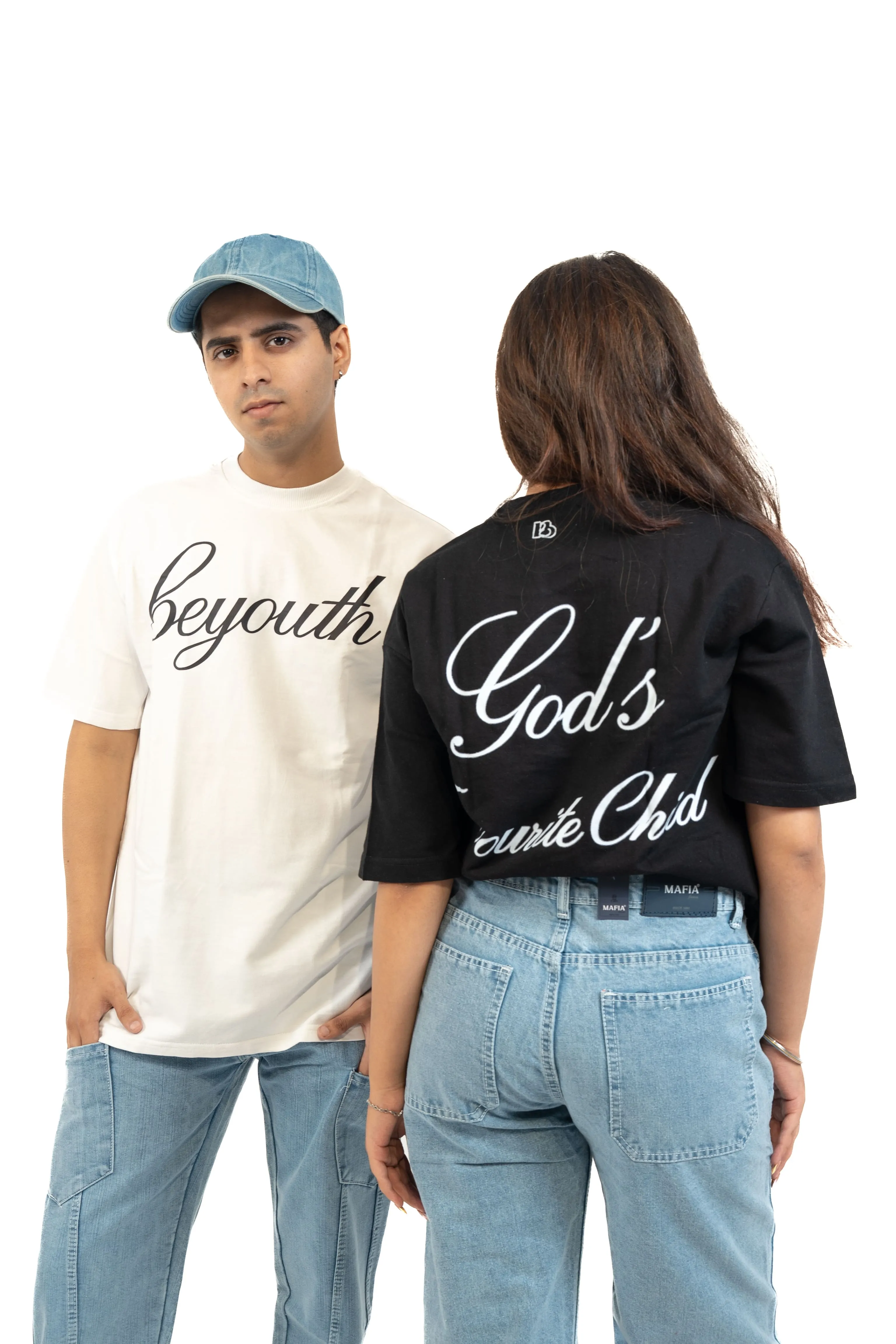 God's Favourite Child — Standing duo, front & back